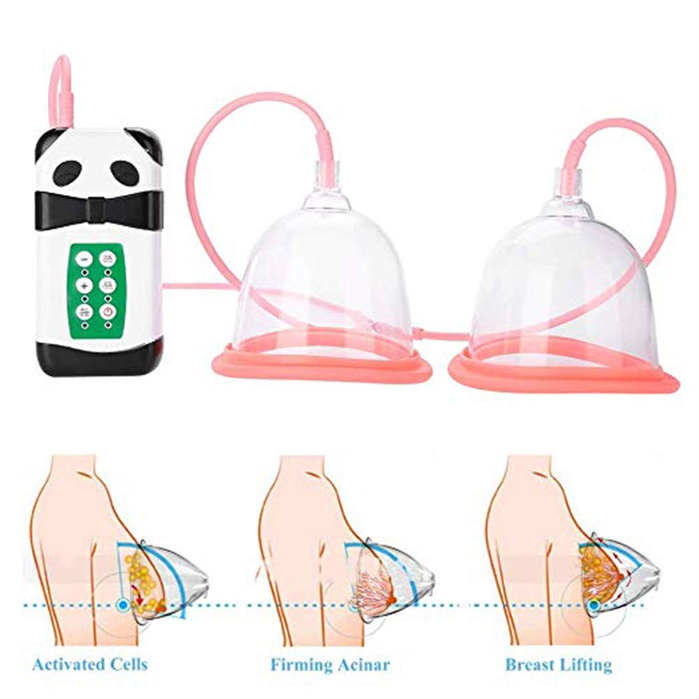 Pompe à Vide Coupe Massive pour Agrandir Les Seins, Appareil électrique pour favoriser Les Seins, CDCup