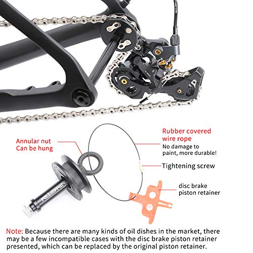 Suporte de corrente, Romacci Suporte de corrente de bicicleta Estabilizador de corrente de bicicleta