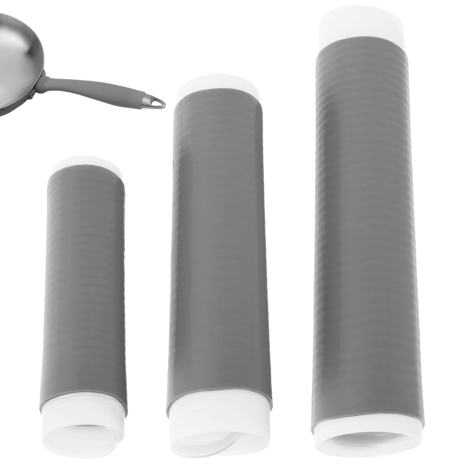 Lot de 6 housses de poignée de casserole en silicone anti-brûlure résistantes à la chaleur pour casseroles et poêles (mélange de couleurs D, taille unique