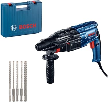 مثقاب الكسارة Bosch GBH 240 + مجموعة ملحقات SDS Plus مكونة من 5 قطع