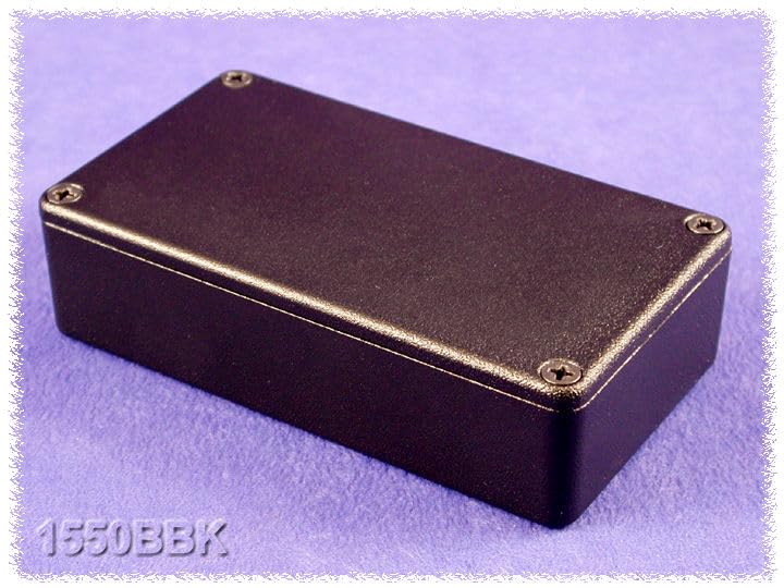 1550GBK, Black diecast Enclosure