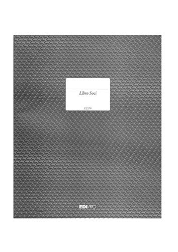 EDIPRO - E2379 - Libro soci 92 pagine numerate f.to 31x24,5