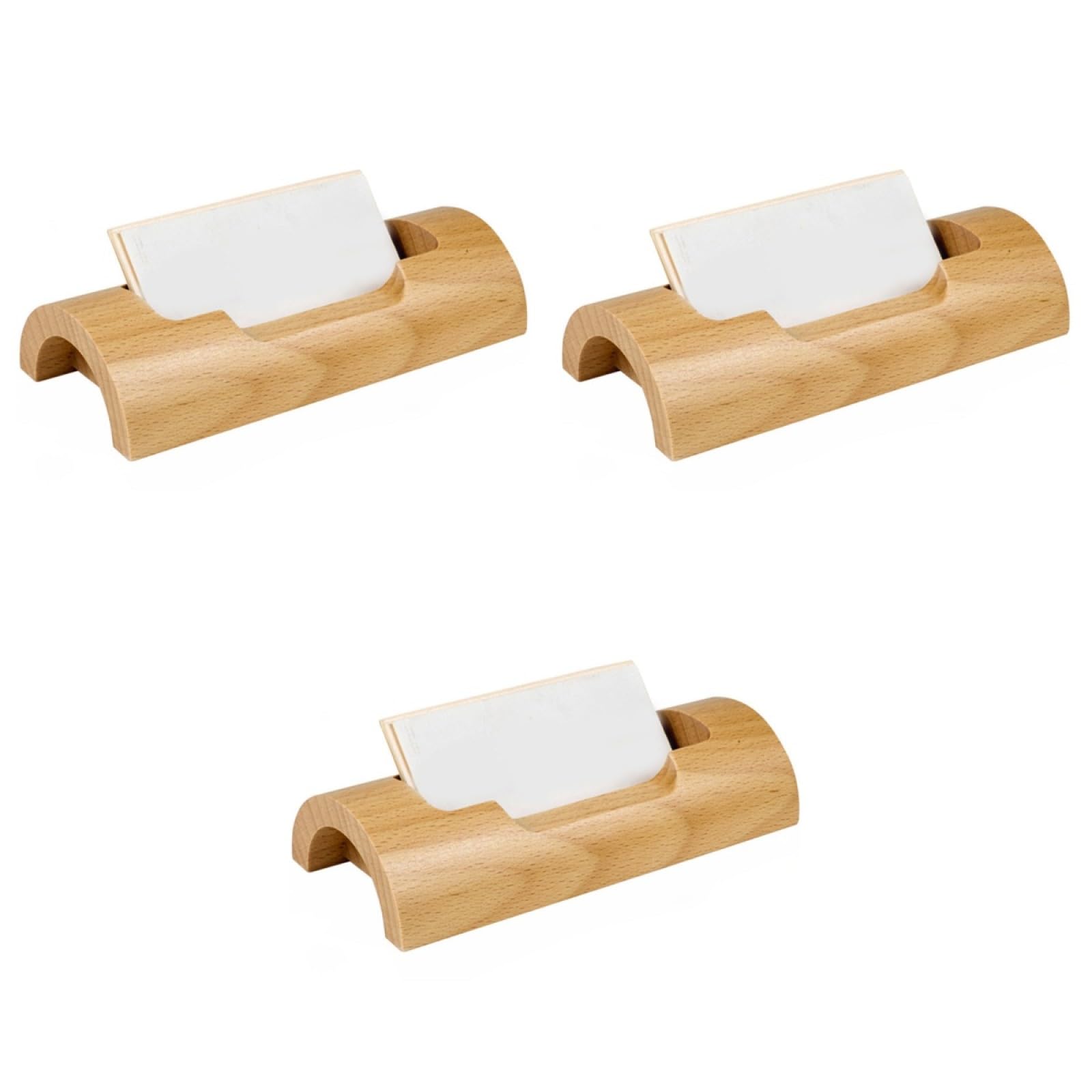 Lurrose 3pezzi Portabiglietti Design Per Per Biglietti Visita e Accessori Scrivania e
