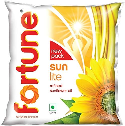 Fortune Sunlite Refined Sunflower Oil, 500 ml