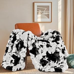 Touchat Rabbit Faux Fur Throw Blank...