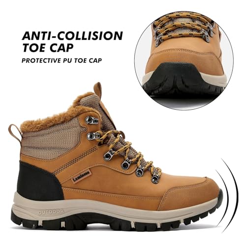 Water Resistant Boots for Woman Warm Comfortable Trail Non-Slip Camping Snow Hiking Boots3