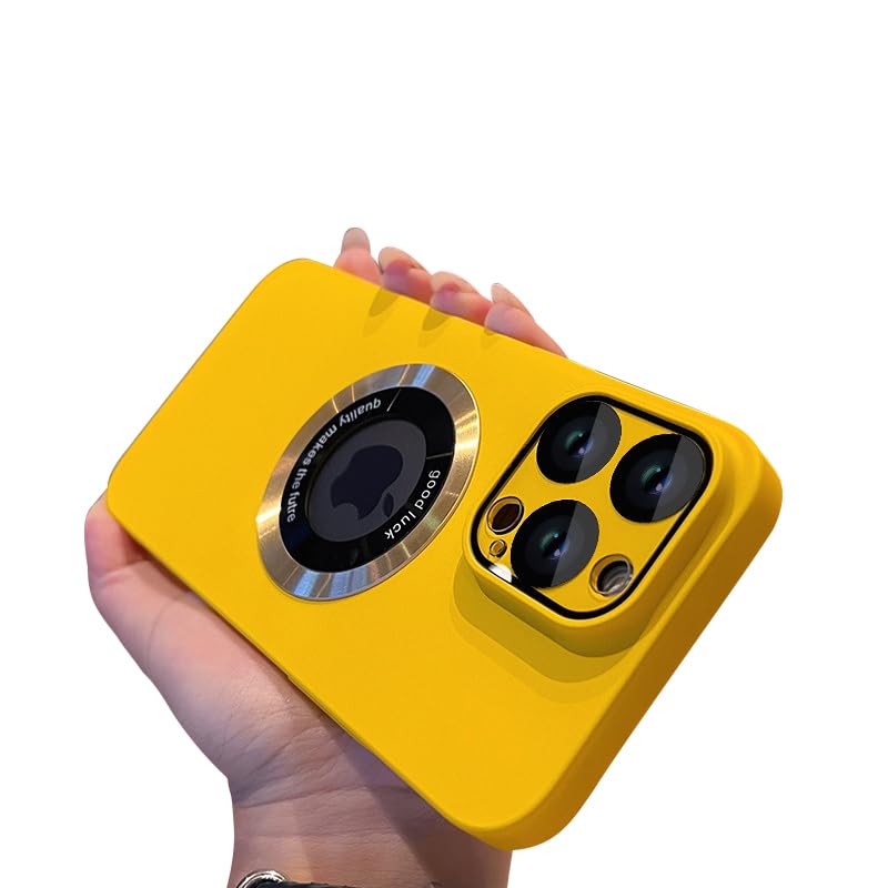 Doulings Magnetic Series Designed for iPhone 14 Plus Case,[Compatible with MagSafe][Military Drop&Hard PC Full Body Protector],Luxury Matte Logo View