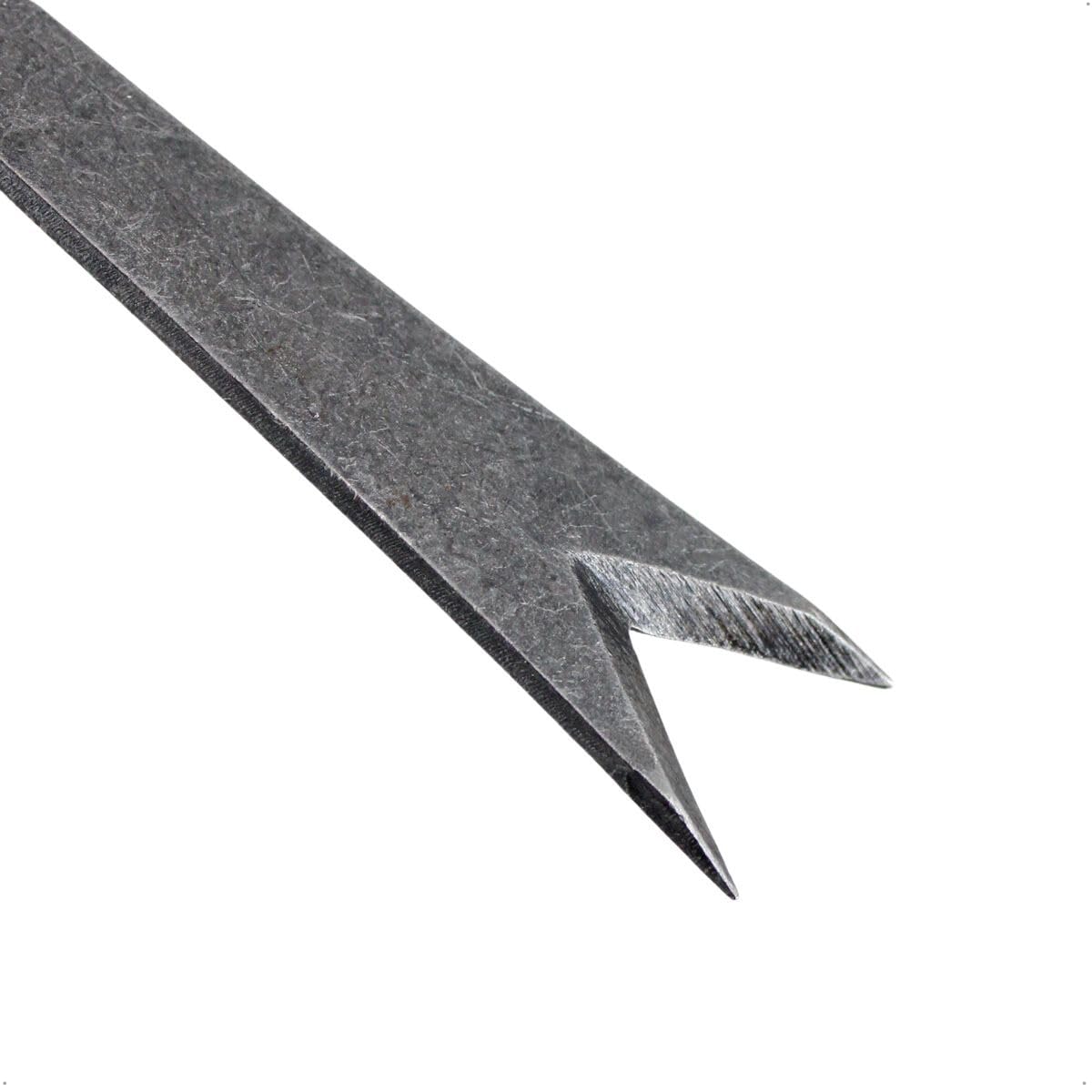 D&O - Unkrautstecher geschmiedeter Borstahl - V-Form Distelstecher 65 cm