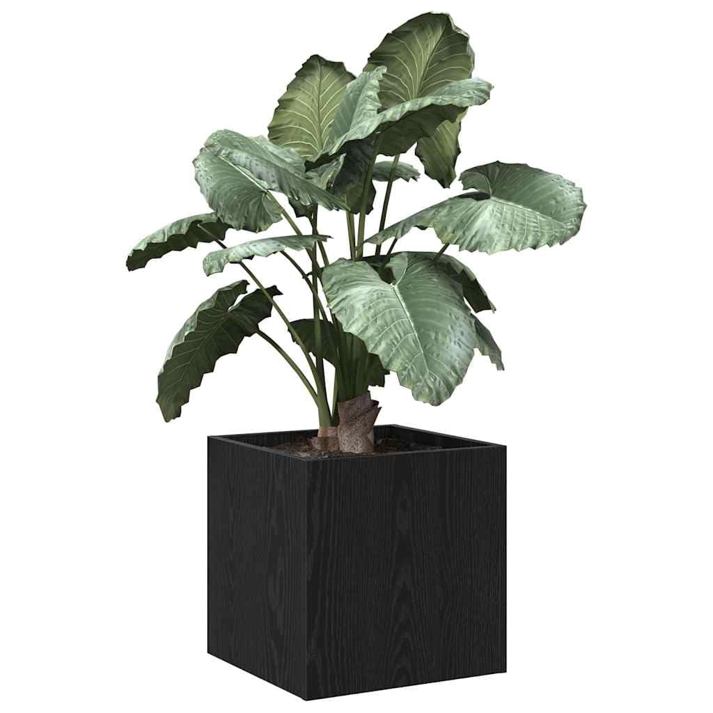 VIDAXL Planter Box Black Oak 40x40x40 cm
