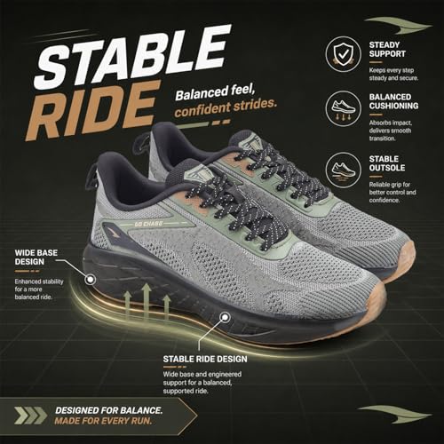 Image of ASIAN Powerplay-35 Men's Running & Training Shoes | Gym Sneaker with Cushioned Sole, Breathable Mesh & Grippy Outsole, Ideal for Travel