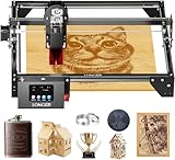 Longer RAY5 10W Laser Engraver,10000mW Output, 32-bit Motherboard, App Offline Control, DIY Engraver Tool for Metal/Glass/Wood，Engraving Area 15.75'x15.75'