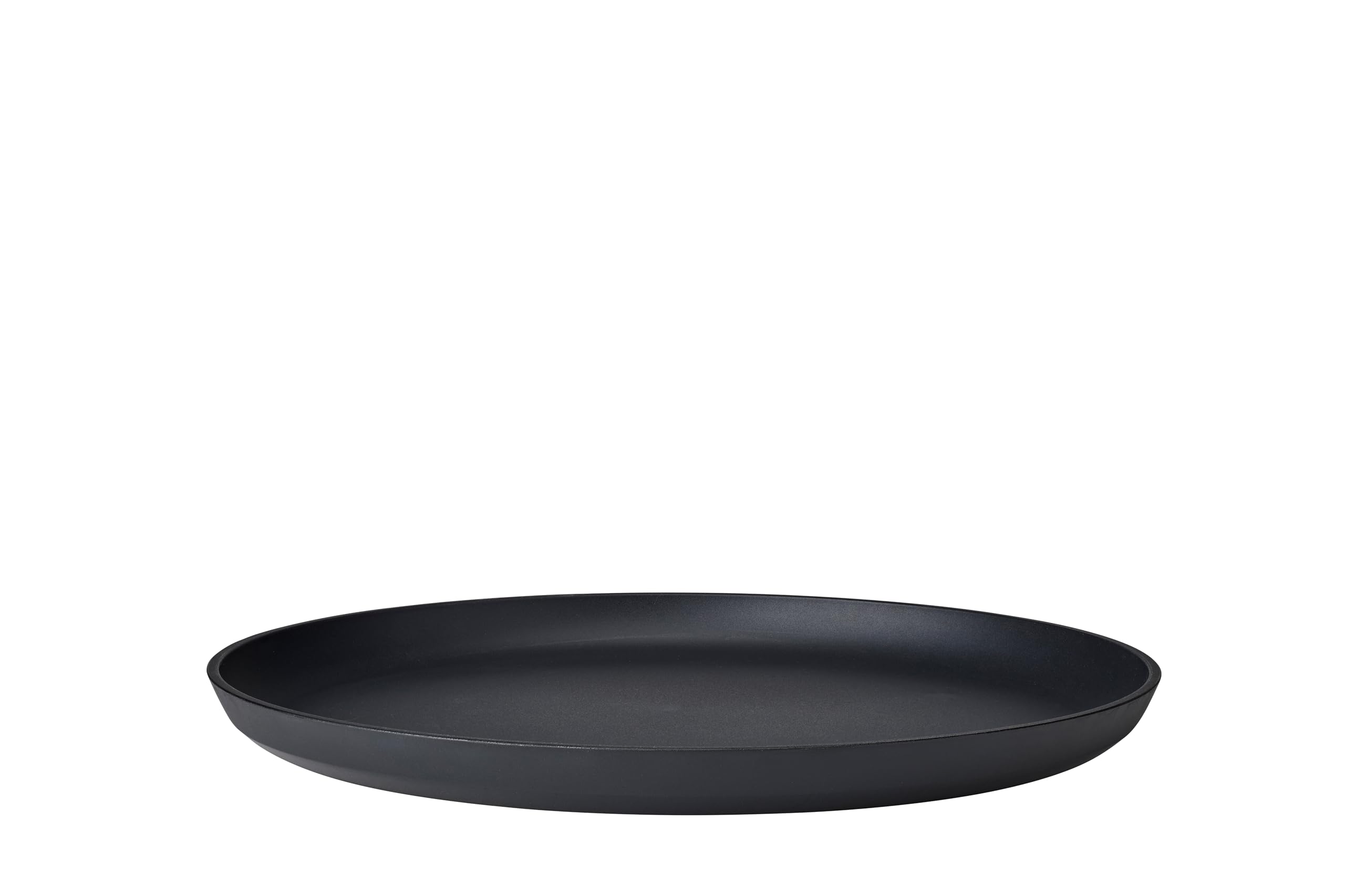 Mepal Talerz Obiadowy Silueta, Nadaje Się do Zmywarki i Kuchenki Mikrofalowej, Talerze z Tworzywa Sztucznego, Zastawa Stołowa, 26 Cm, Czarny (Nordic Black)