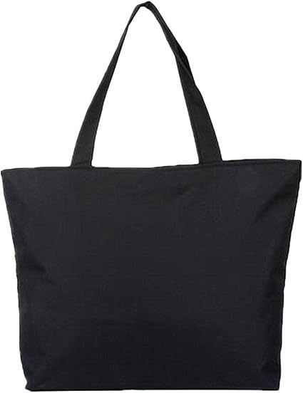Lumanuby - Bolso de mano para mujer de lona, tamaño grande, cuadrado,  estilo casual, color gris, negro, 42CM*32CM*9CM : Amazon.es: Zapatos y  complementos
