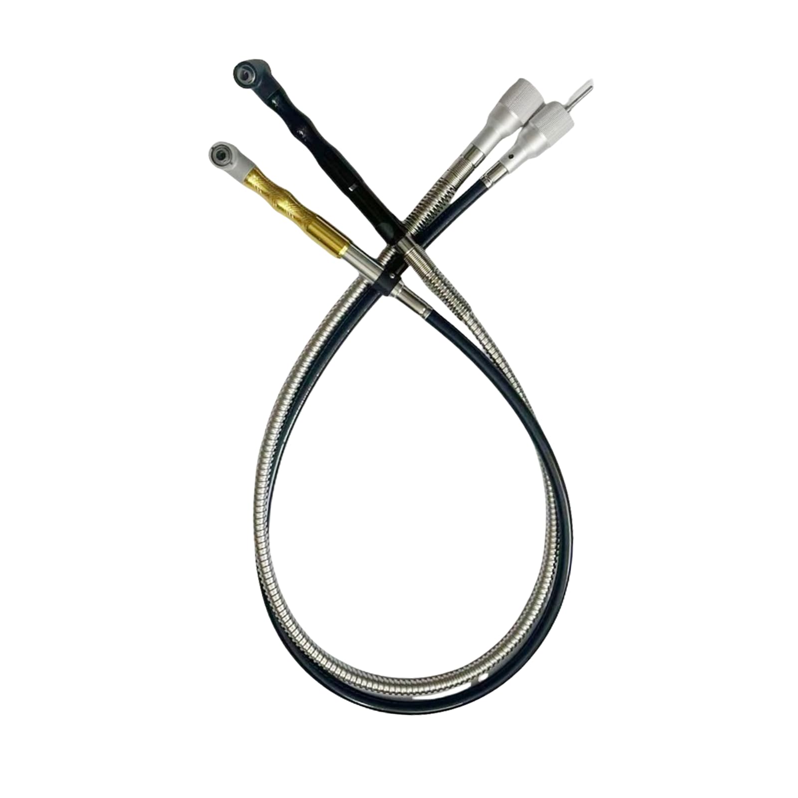 Juego de lijadora manual de 90 grados, amoladora eléctrica y cabezal de transferencia para metal, madera, plástico, mango de flexión para madera
