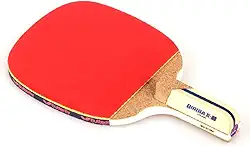 Raquete de tênis de mesa Butterfly BIRIBA2-1 (aderência de mão aprimorada) + 2 bolas juntas