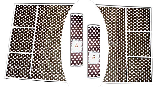 Image of Decorative Fridge Top Cover, Washable Refrigerator Fridge Top Cover Cases Used For All Brands Single Door Top Door Double Door Safe and Shock Proof With Dirt Free
