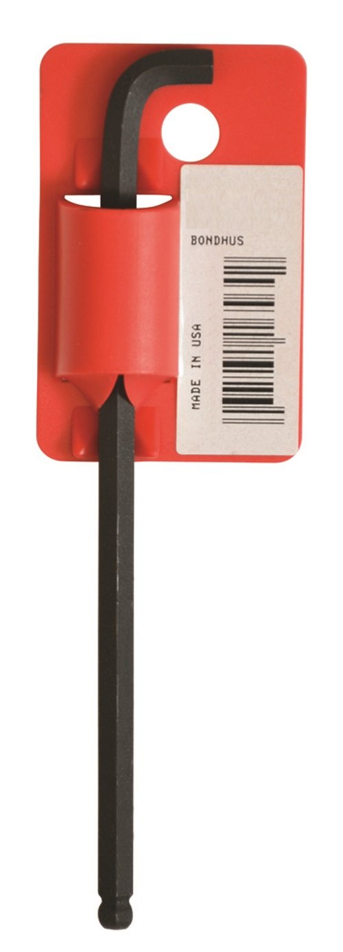 Bondhus 26564 klucz imbusowy z końcówką kulową 5 mm z wykończeniem ProGuard (25 szt.), 119 mm
