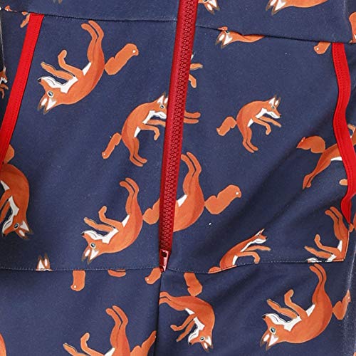 Webuyii Heren Onesie Pyjama Ultrazacht eendelig pyjama voor heren, jumpsuit met capuchon, loungewear - Afbeelding 7