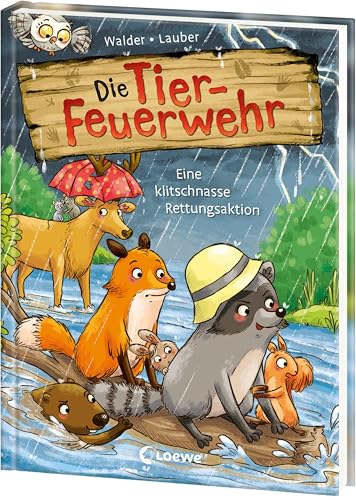Die Tier-Feuerwehr (Band 2) - Eine klitschnasse Rettungsaktion: Ein neuer Einsatz für Eddie und seine Freunde! - Tierisch starkes Erstlesebuch von Bestseller-Autorin Vanessa Walder ab 7 Jahren