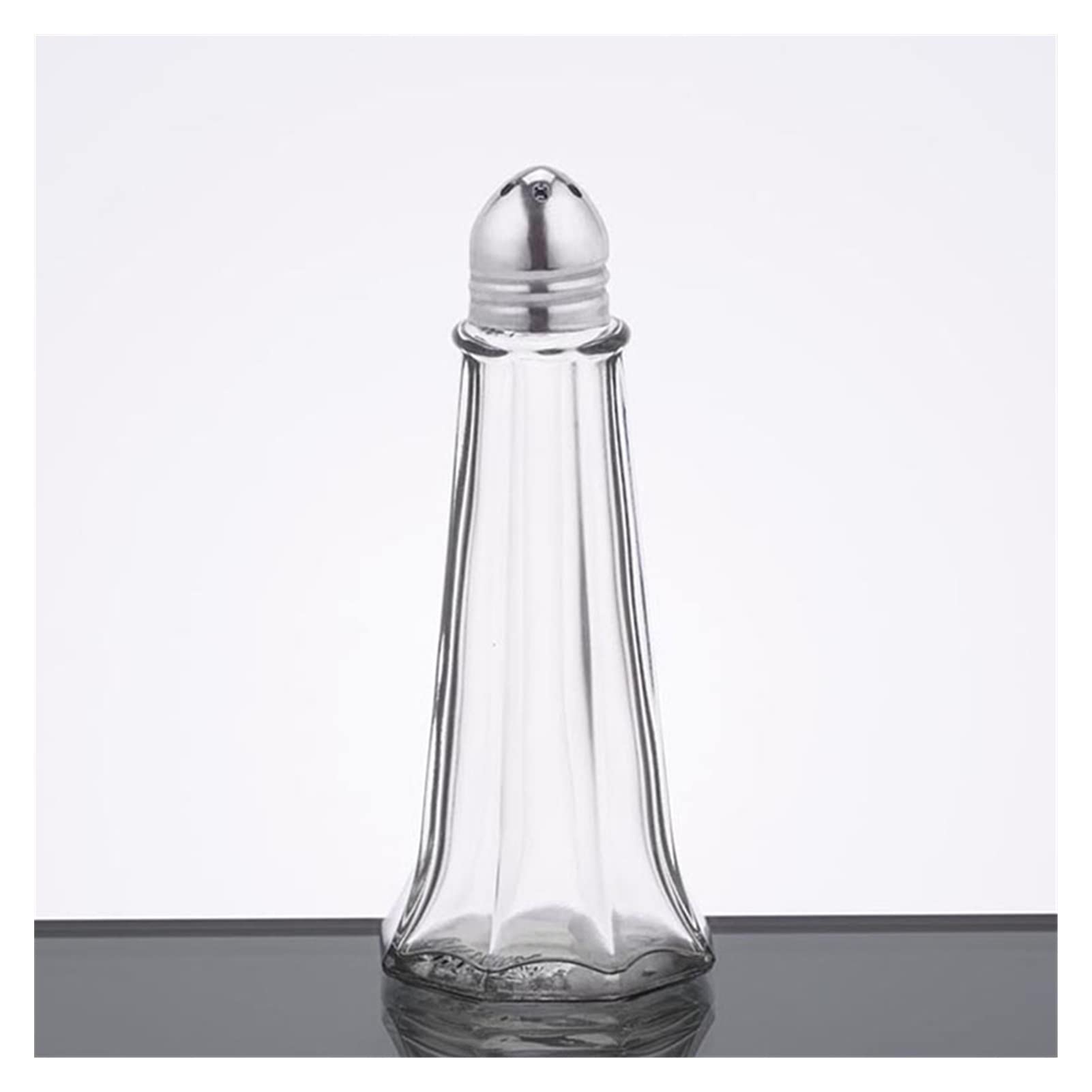 (Juego de 2) Botella de Pimienta rociador Mini Botella de condimento de Vidrio salero y pimentero Mesa Botella de condimento poroso