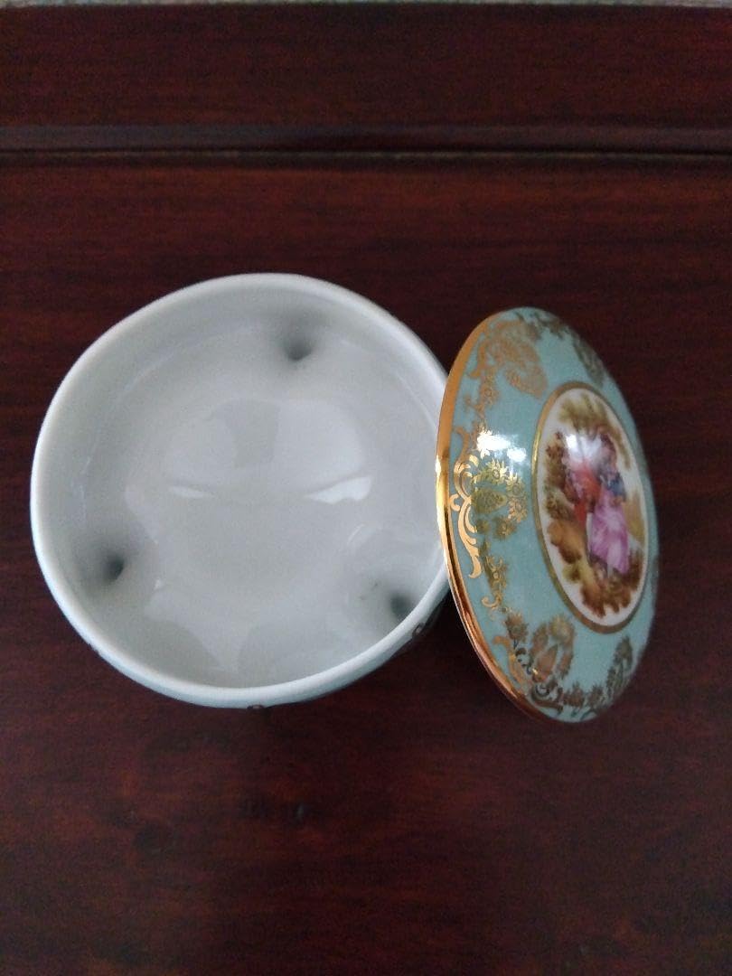 Amazon.co.jp: リモージュ FLorance Limoges ボンボニエール 小物入れ