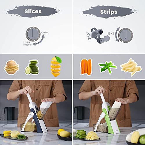 SUPMAKIN-Safe-Mandoline-Food-Slicer-for-Kitchen-Adjustable-Potato-SlicerVegetable-Chopper-Mandolin-Slicer-French-Fry-Cutter-5-in-1-Chopping-Artifact-for-Kitchen-Chef-Meal-Prep