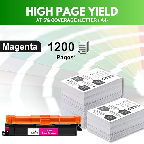 Image of TN 269 Compatible Toner Cartridge for Brother HL L3280CDW HL L3220CDW MFC L3760CDW DCP L3560CDW Printer (TN 269 Magenta Toner Cartridge Pack of 1)