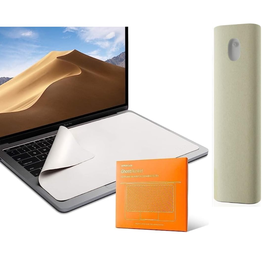 VNJ Blanket Screen Keyboard Imprint Protection Microfiber Liner and Cleaning Cloth 13" Compatible with MacBook Pro 13" MacBook Pro 14" and MacBook Air 13" and Mac-Book Screen Cleaner Cream (B0D6N6T1LG) Amazon Price History, Amazon Price Tracker