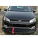 Car Front Bumper Lip Splitter Spoiler Diffuser Compatible For VW Polo MK5 6R TSI TDI Standard Pre‑Facelift 2014-2017 Body Kits Tuning Black