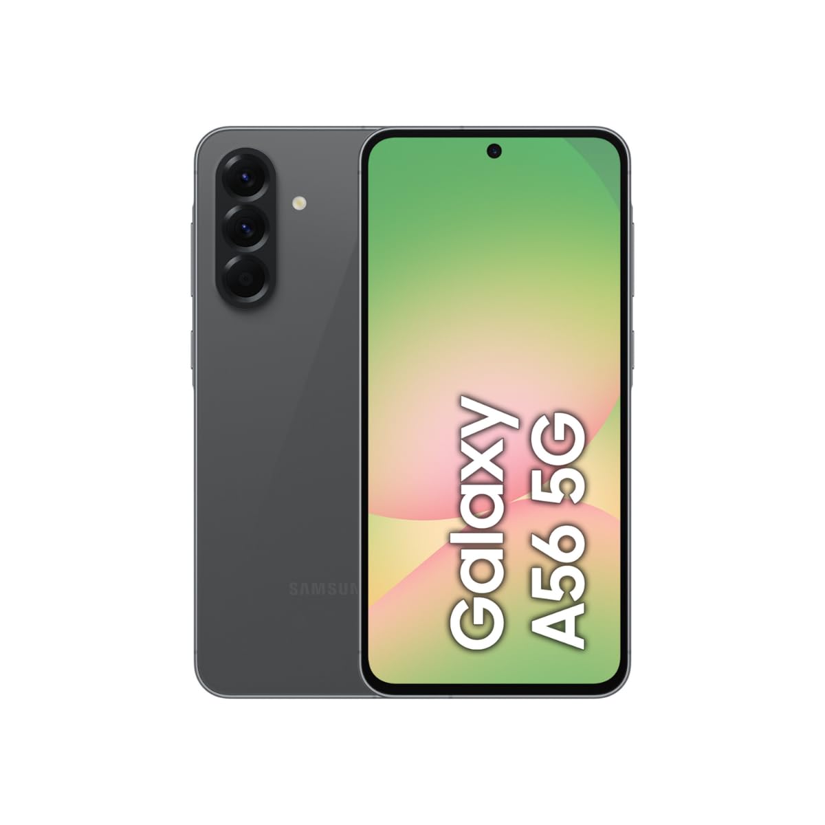 Samsung Galaxy A56 5G, Android Smartphone, 256GB Storage, 12GB RAM, Awesome Graphite, 6x OS Upgrades, Large Display, Long Battery Life (UAE Version)