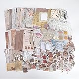 【Material de Alta Calidad】Nuestro papel decorativo vintage está hecho de papel de alta calidad, que es respetuoso con el medio ambiente, resistente, no fluorescente, muy vintage y capaz de escribir. Utilizando una técnica de impresión de alta definición, todos los papeles decorativos de scrapbooking son muy nítidos y duraderos en el patrón. Estas pegatinas vintage se adhieren bien a las superficies lisas y secas.