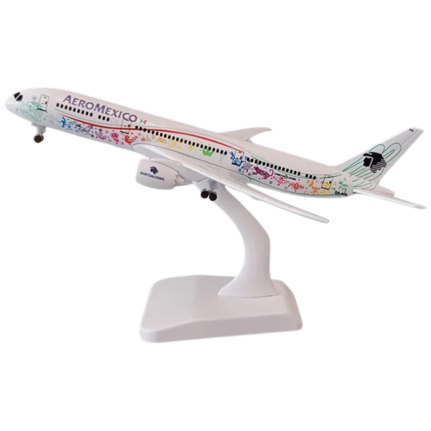 AirModels AeroMexico for Boeing 787 Diecast Aircraft Model 1/300 Scale Plane Toy Collectable Gift