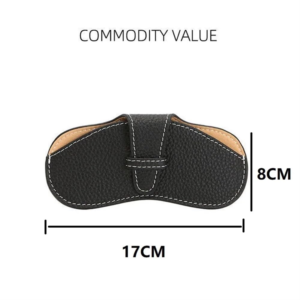 3/6 szt. etui na okulary dla kobiet etui na okulary przeciwsłoneczne dla mężczyzn organizer na okulary przeciwsłoneczne etui kontaktowe pudełko na okulary (khaki, 6 szt.), Khaki, rozmiar