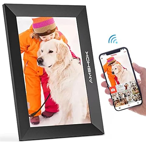 Amshok - Marco de fotos digital wifi de 10,1 pulgadas Cover