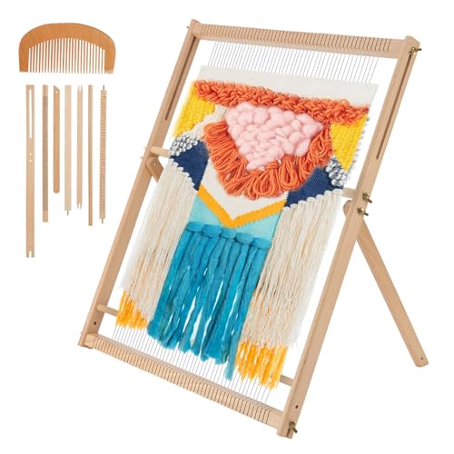 Loomix Adjustable Weaving Loom Kit with Stand