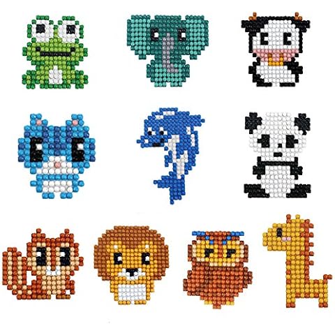 Painting Full for Kids Mosaic Kits for Children Phone Stickers(Animal) Cover