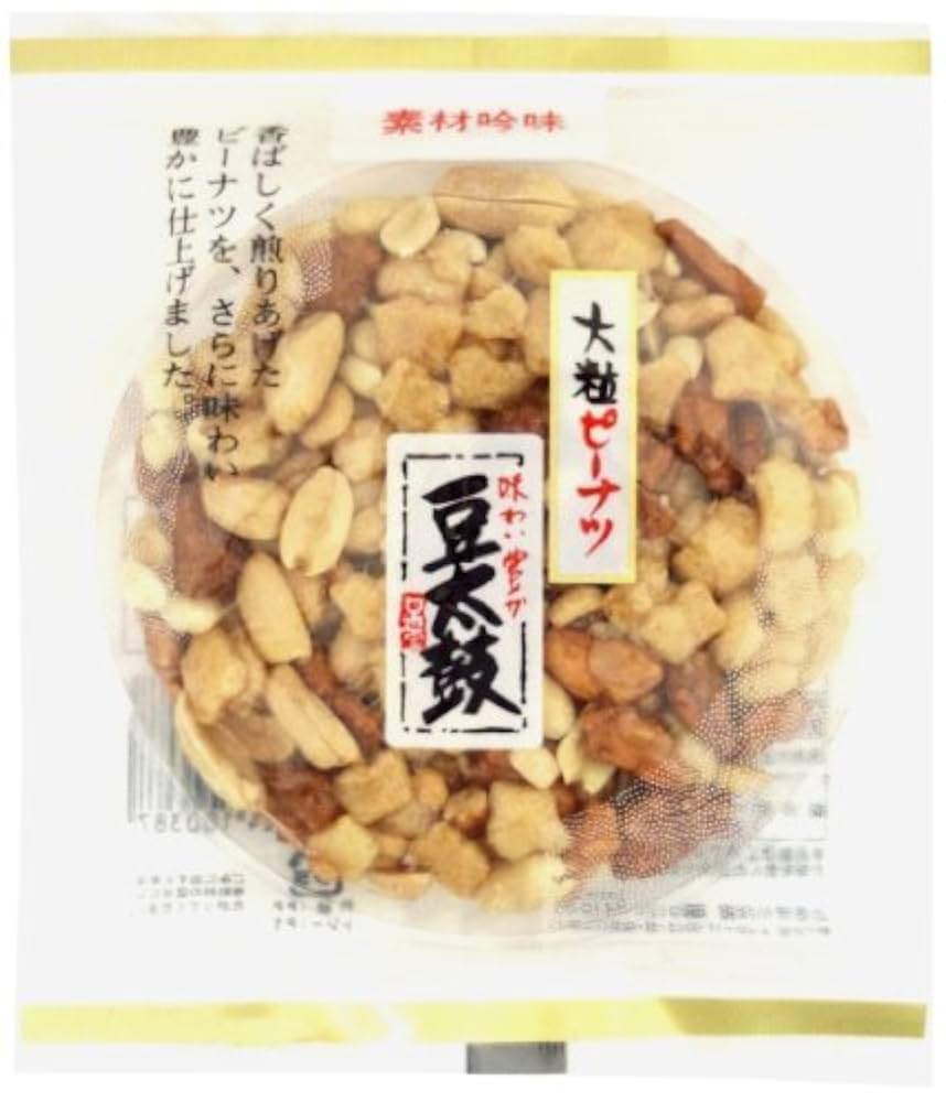 Amazon.co.jp: 日進堂製菓 大粒ピーナツ 豆太鼓 15個入り4BOX 60