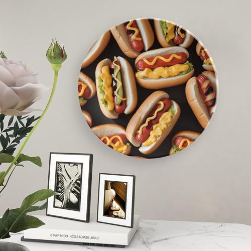 Assiette décorative en céramique et support pour sublimer un meuble vide