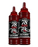 78 Red Spicy Ketchup 17.2 oz, 2 Pack