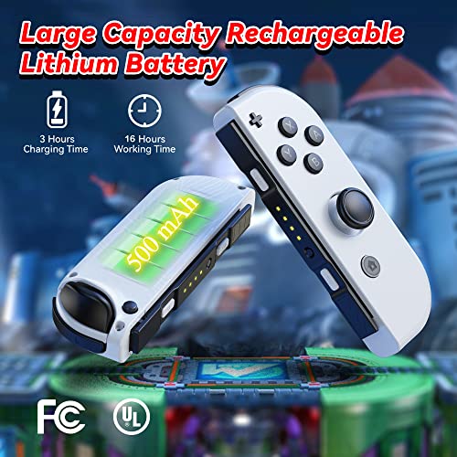 Replacement Controller for Nintendo Switch, Compatible with Switch/Lite/OLED, Controllers for Switch Controller Support Dual Vibration/Motion Control/Screenshot/Wake-up - Image 5
