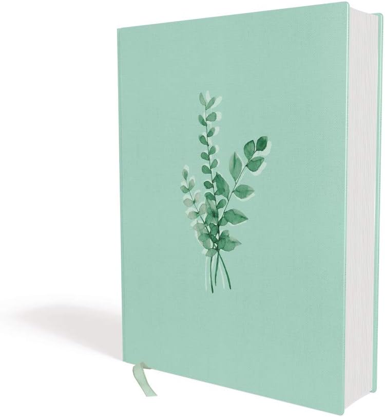 Teal Cloth Over Board Double-Column Journal Bible