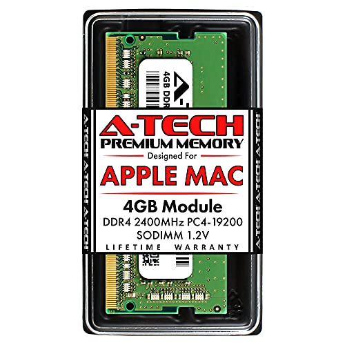 Image of A-Tech 4GB RAM for Apple iMac 2017 (27 inch Retina 5K & 21.5 inch Retina 4K) | DDR4 2400MHz SODIMM PC4-19200 1.2V 260-Pin SO-DIMM Memory Upgrade Module