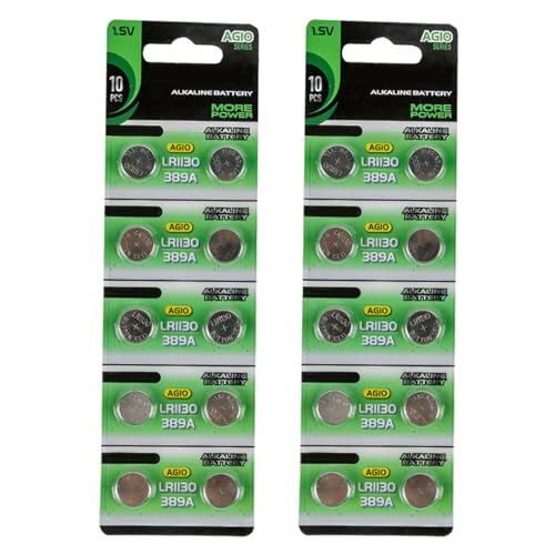 10 ��/20 �� AG10 LR1130 1.55V �A���J���{�^���d�r�����R�C���d�r�d�q�@��̈��肵���d�͗p