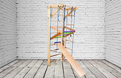 Deportes Y Aire Libre Barras De Pared De Madera Para Interiores Km