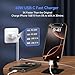 USB C Wall Fast Charger Block, 40W 4-Port Type C Charger Fast Charging Blocks PD Power Charger Adapter+QC 3.0 USB Multiport Charger Brick for iPhone 16/15/14/13/12 Pro Max, iPad, Galaxy S24/23-2Pack