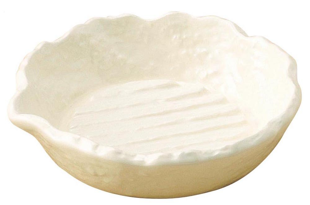 Sanpoto Banko Ware 05903 Drainer Cold Tofu Pot, White Bowl