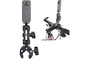 Insta360 Motorcycle Mount: 360° Camera Clamp Holder for Insta360 One X2