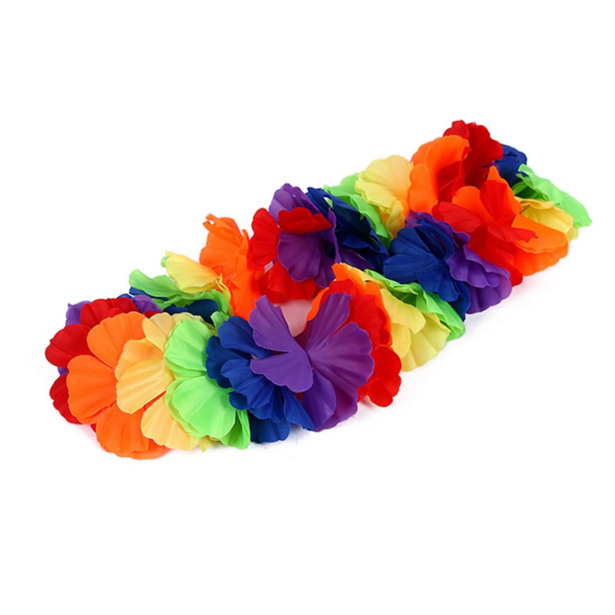 Ciieeo 20 Piezas Guirnaldas Hawaianas Collar Hawaiano Leis Collar Playa Collares Hawaianos Collar Hojas Suministros para Fiestas Hawaianas Flores Hawaianas Constituir Combinación
