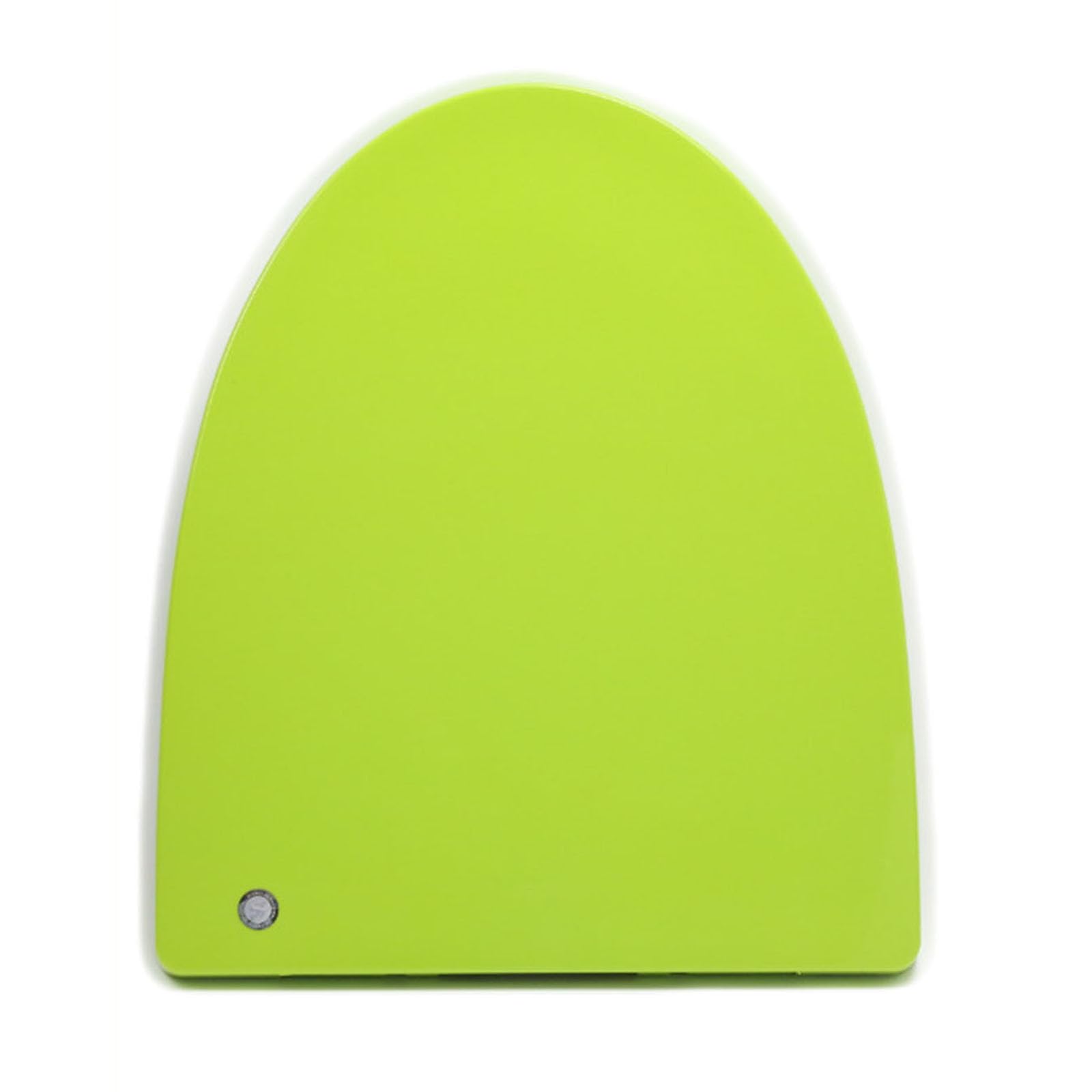 Colored Soft Close Toilet Seat with Quick Release Button, Polypropylene (PP), 360° Adjustable Hinge, Top Fixings, V Shaped, Green, 45x37cm