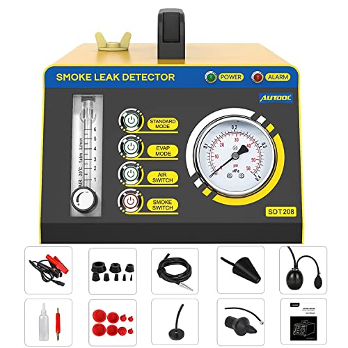 AUTOOL Automotive EVAP Leaks Testing Machine,12V/24V Vehicle Pipes Fuel Leakage Detector Diagnositc Tester for Car/Motorcycles/Boat/Snowmobiles/Off-Road/ATVs/Light Trucks/Speedboats